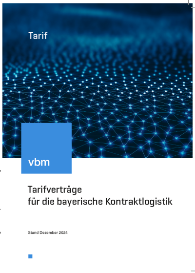 Tarifverträge Kontraktlogistik in Buchform, Stand Dezember 2024