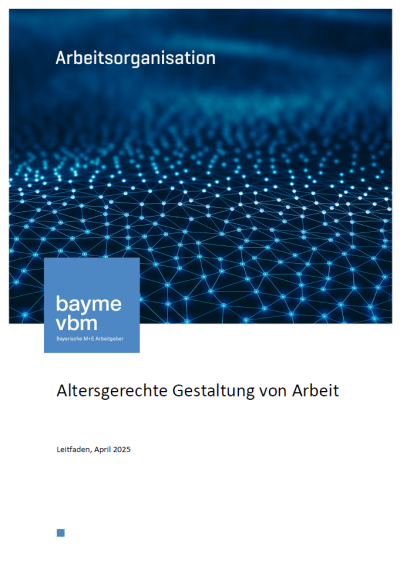 Altersgerechte Gestaltung von Arbeit Altersgerechte Gestaltung von Arbeit