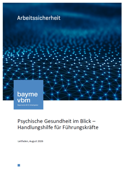 Psychische Gesundheit im Blick – Handlungshilfe für Führungskräfte