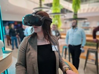 Blick in die virtuelle Realit&auml;t