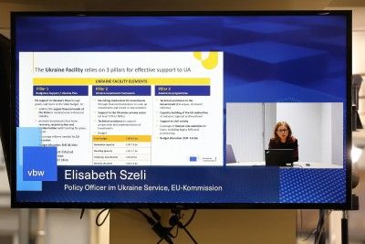 Elisabeth Szeli berichtet aus Br&uuml;ssel &uuml;ber das Engagement der EU und Angebote f&uuml;r Unternehmen