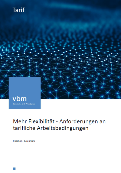 Mehr Flexibilität – Anforderungen an tarifliche Arbeitsbedingungen Mehr Flexibilität – Anforderungen an tarifliche Arbeitsbedingungen