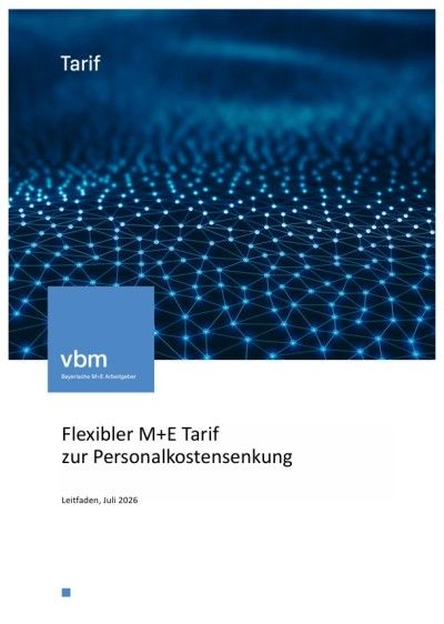 Flexibler M+E Tarif zur Personalkostensenkung